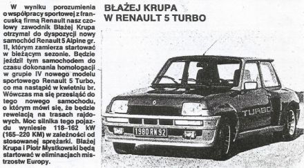 Zapowiedź RSMP - 1980r